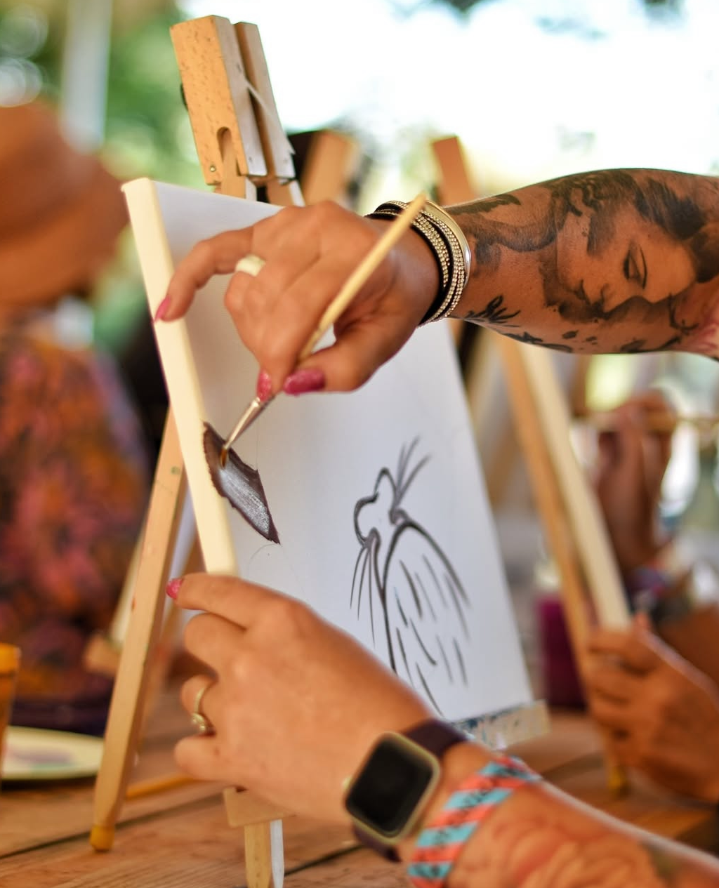 Paint a Highland Cow painting kit