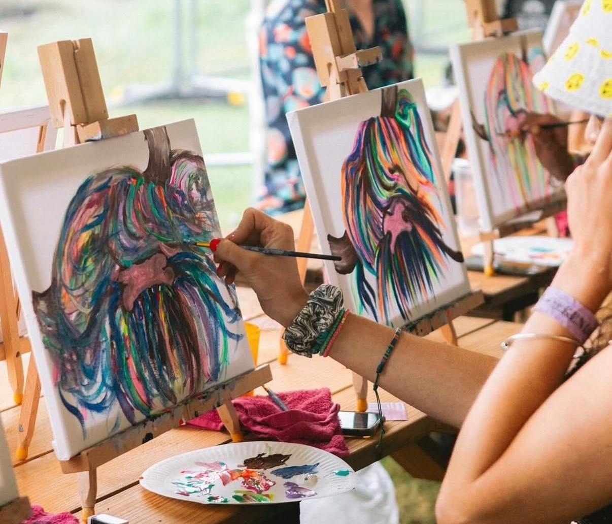 Paint a Highland Cow painting kit